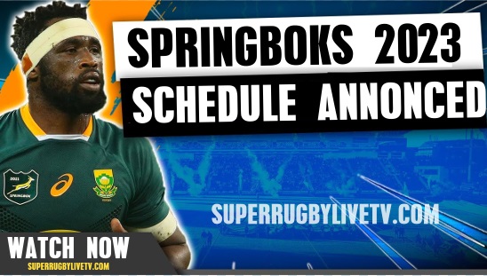 South Africa Springboks 2023 Schedule Announced