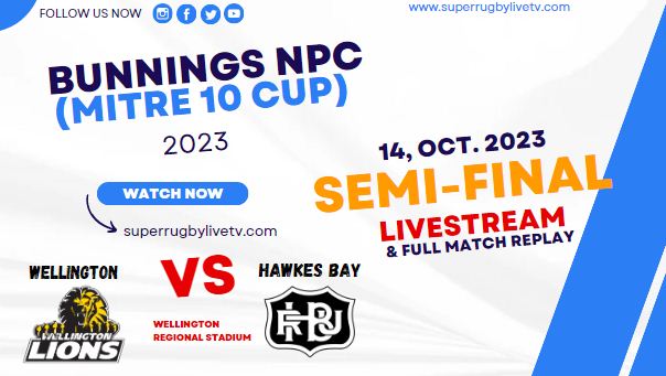 Hawkes Bay vs Wellington NPC Rugby Semifinal Live Stream