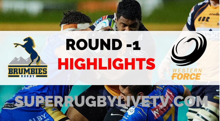 Force VS Brumbies Highlights 2022 Super Rugby Pacific Rd 1