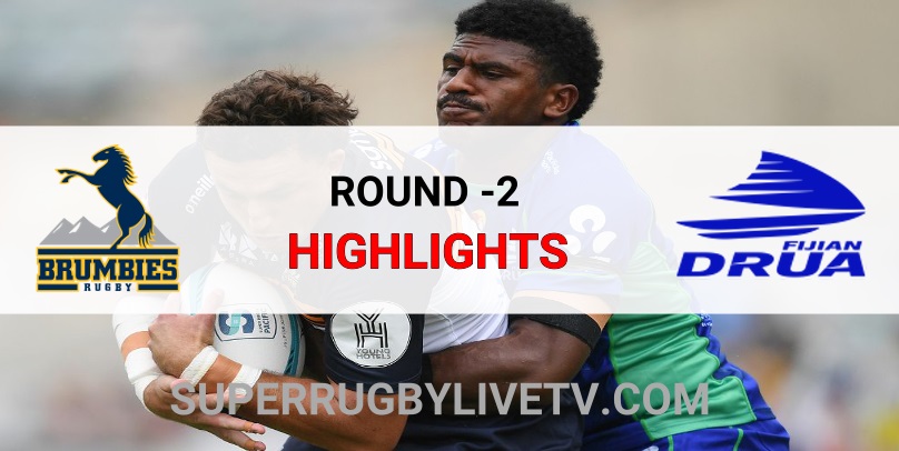 Brumbies VS Fijian Drua Highlights 2022 Super Rugby Pacific Rd 2