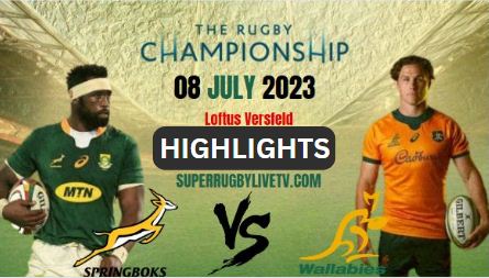 South Africa Vs Australia Highlights 08july2023 RUGBY CHAMPIONSHIP