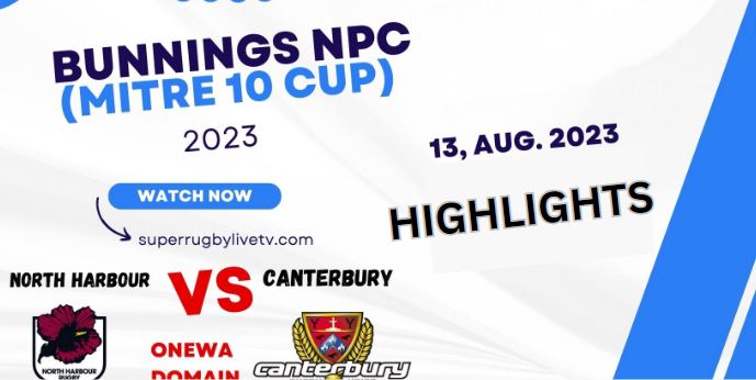 North Harbour Vs Canterbury Highlights 13Aug2023
