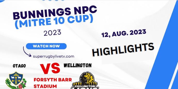 Otago Vs Wellington Highlights 12Aug2023