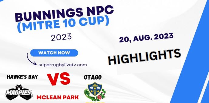 Hawkes Bay Vs Otago Highlights 19Aug2023