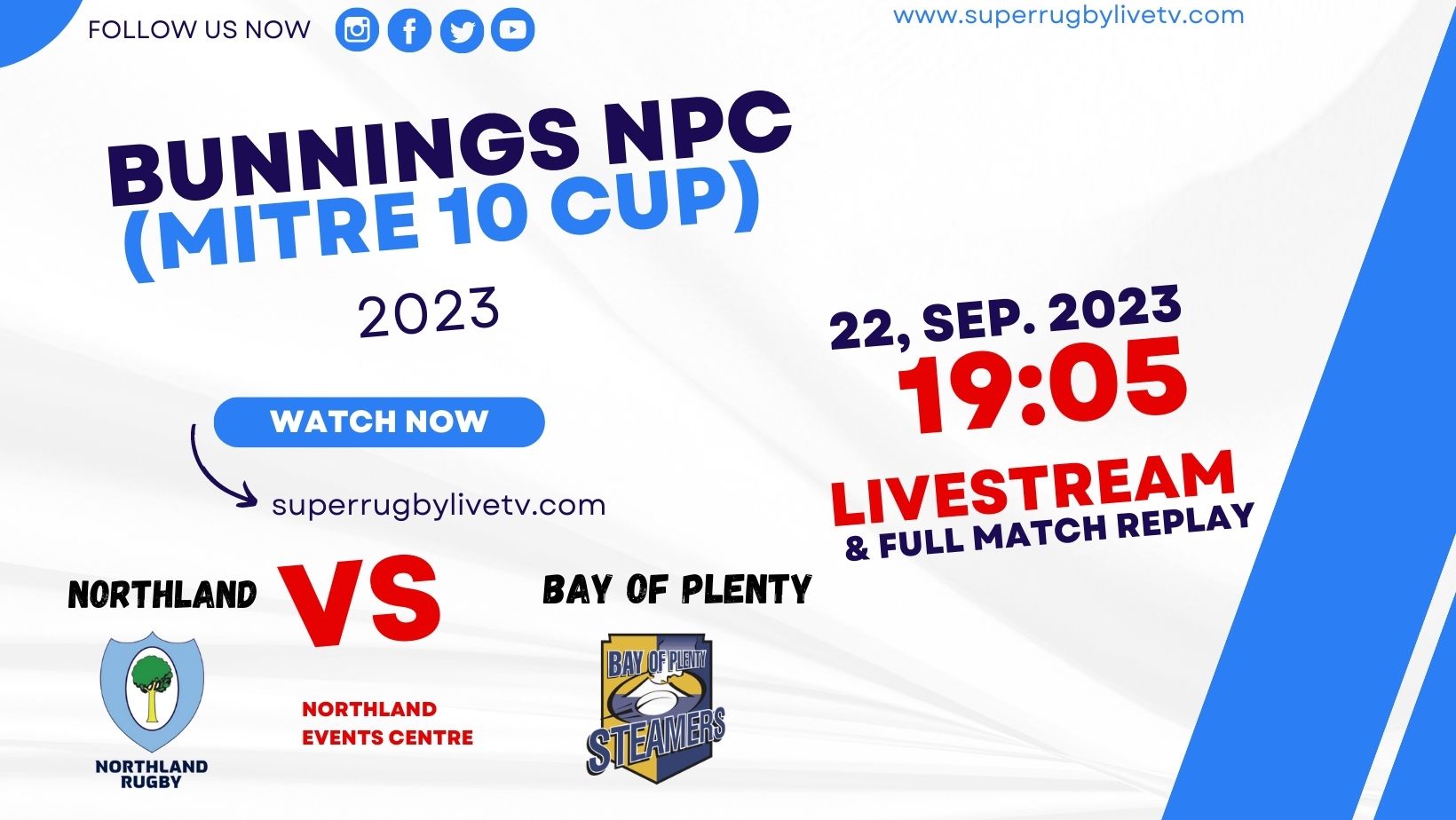 Northland VS Bay Of Plenty | 2023 Bunning NPC | Live Stream & Replay slider