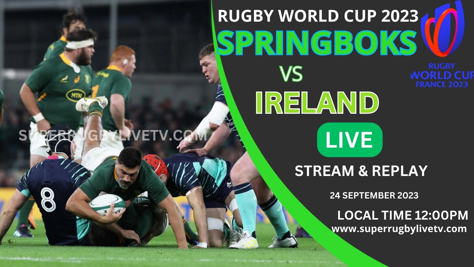South Africa Vs Ireland Rugby World Cup 2023 Live Stream M