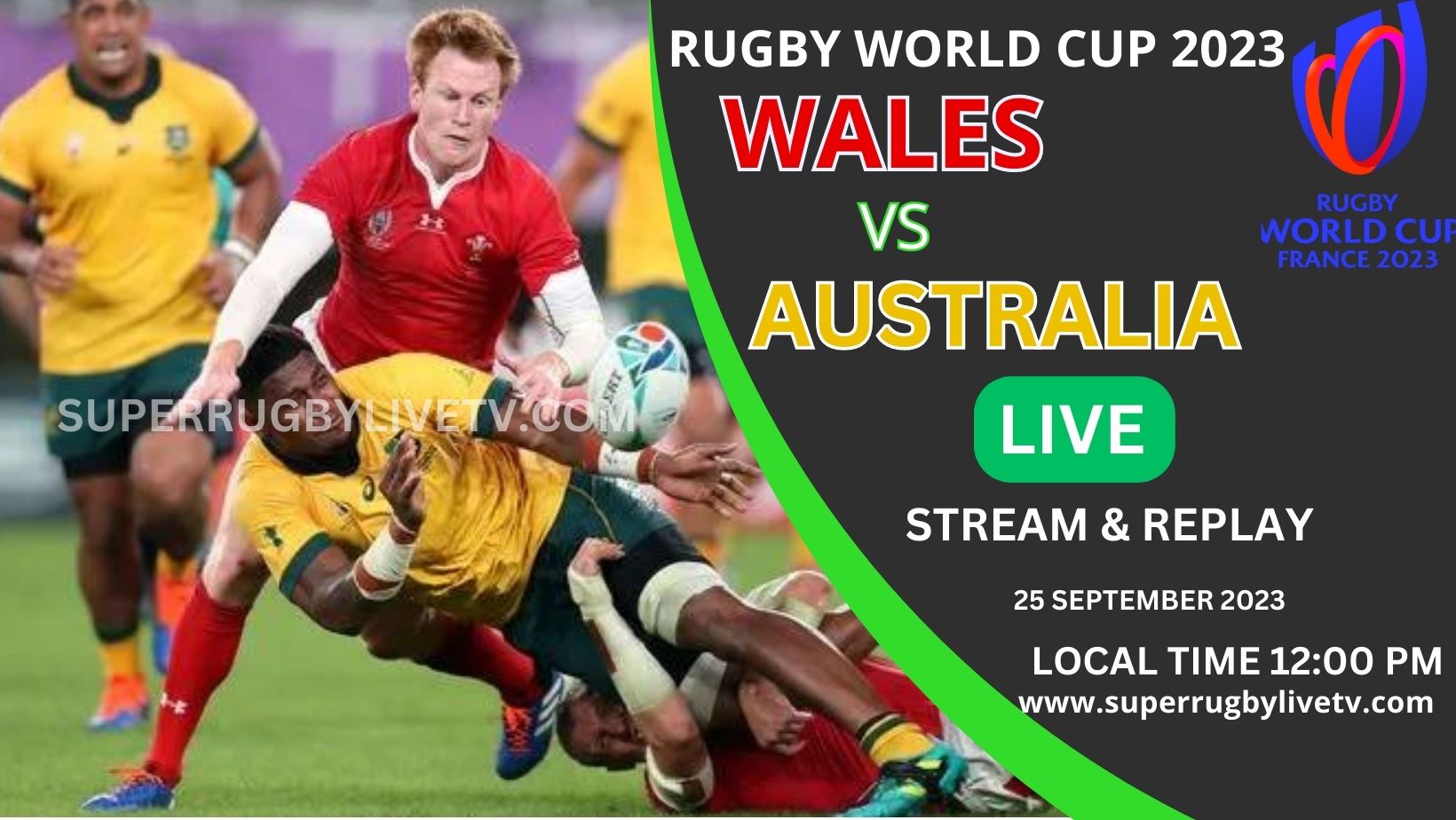 Australia vs Wales Rugby World Cup 2023 Live Stream Match