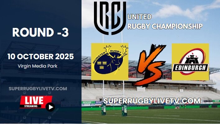 Munster Vs Edinburgh Rd 3 URC Live Stream 2025 - Full Replay slider