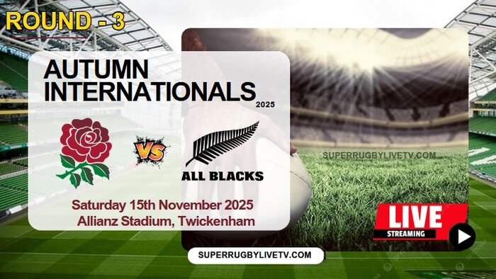 England Vs New Zealand Live Stream & Replay 2025: Autumn International Rugby