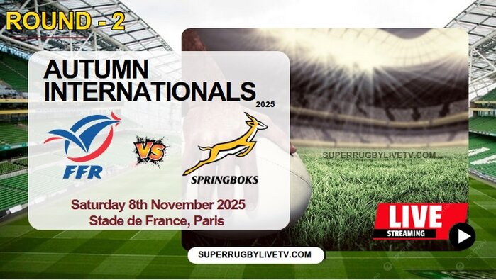 France Vs South Africa Live Stream & Replay 2025: Autumn International Rugby