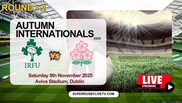 Ireland vs Japan Autumn Internationals Rugby Live Stream