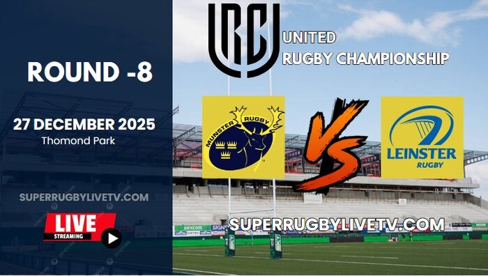 Munster Vs Leinster Rd 8 URC Live Stream 2025 - Full Replay
