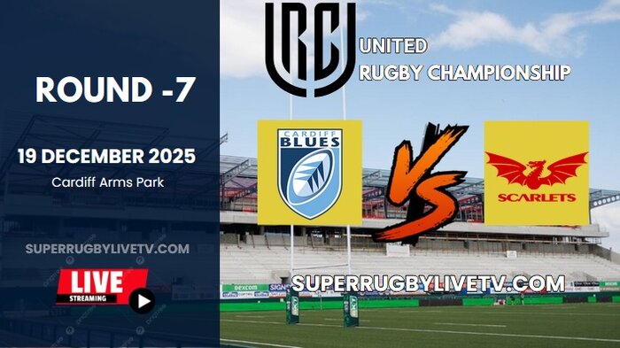 Scarlets Vs Cardiff Rd 7 URC Live Stream 2025 - Full Replay slider