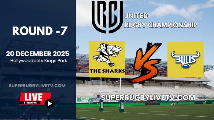 Sharks Vs Bulls Rd 7 URC Live Stream 2025 - Full Replay
