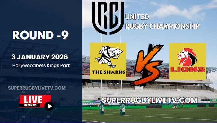 Lions Vs Sharks Rd 9 URC Live Stream 2026 - Full Replay