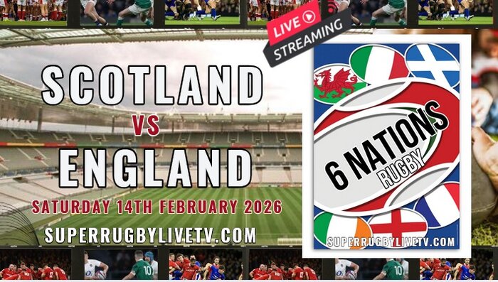 Rd 2 - Scotland Vs England Six Nations Rugby Live Stream & Replay  | 14 Feb 2026